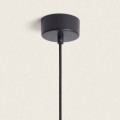 Lampa Wisząca z Gipsu lub Cementu Delya kolor szary