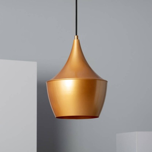 Lampa Wisząca Metalowa Mercury kolor złoty