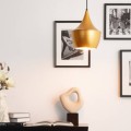 Lampa Wisząca Metalowa Mercury kolor złoty