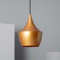 Lampa Wisząca Metalowa Mercury kolor złoty
