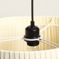 Lampa Wisząca Lniana Kiana kolor biały