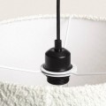 Lampa Wisząca z Tkaniny Micaela kolor biały