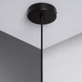 Lampa Wisząca z Włókna Naturalnego Zewnętrzna Big Sami Ø450 mm ILUZZIA