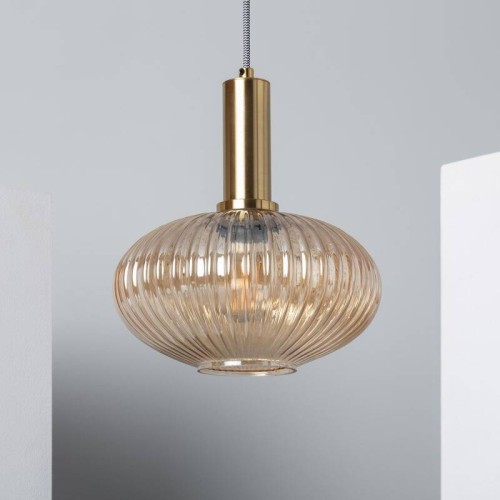 Lampa Wisząca Szklana Basile