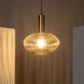 Lampa Wisząca Szklana Basile