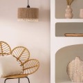 Lampa Wisząca Bawełniana i Naturalny Sznur Acoma