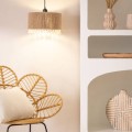 Lampa Wisząca Bawełniana i Naturalny Sznur Acoma
