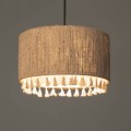 Lampa Wisząca Bawełniana i Naturalny Sznur Acoma