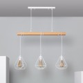 Lampa Wisząca Metalowa Sardo 3 Reflektory kolor biały