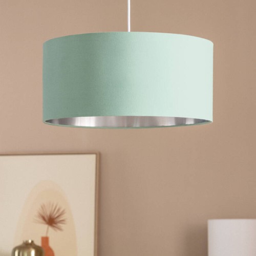 Lampa Wisząca z Tkaniny Bello Reflejo kolor Zielony Celadon