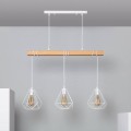 Lampa Wisząca Metalowa Sardo 3 Reflektory kolor biały