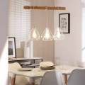 Lampa Wisząca Metalowa Sardo 3 Reflektory kolor biały