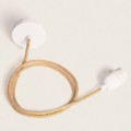 Lampa Wisząca Bambusowa Ofelia naturalny splot
