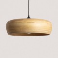 Lampa Wisząca Bambusowa Shuka Big Sari Ø500 mm ILUZZIA kabel czarny pleciony