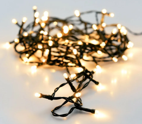 Lampki choinkowe LED zewnętrzne 7m na baterie, girlanda IP44 8 trybów pracy