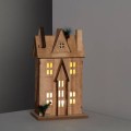 Domek Świąteczny LED Drewniany na Baterie Rumah