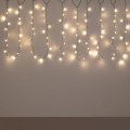 Zasłona Girlanda LED Czarna Short 3m