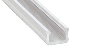 Profil LED LUMINES typ X biały lakierowany 3 m + klosz SLIM PMMA mleczny