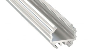 Profil LED LUMINES typ Mico surowy 3 m + klosz SLIM PMMA mleczny 3 m