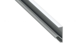 Profil LED LUMINES typ Q18 srebrny anodowany 3 m + klosz mleczny BASIC PC