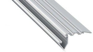 Profil LED LUMINES typ Scala srebrny anodowany 3 m + klosz TERRA PC mleczny 3 m
