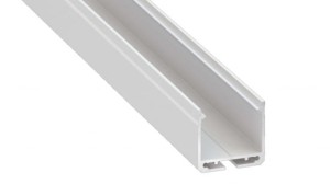 Profil LED LUMINES typ Dileda biały lakierowany 3 m + klosz DOUBLE PMMA mleczny 3m