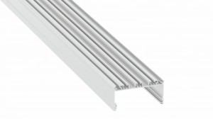 Profil LED LUMINES typ Largo biały lakierowany 3 m + klosz SWIDE PMMA mleczny 3 m