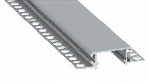 Profil LED LUMINES typ Zati srebrny anodowany 3 m + klosz DOUBLE PMMA mleczny 3m