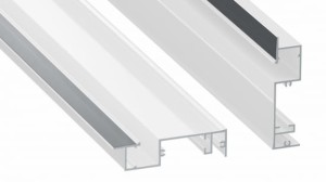 Profil LED LUMINES typ Flaro biały lakierowany 3 m + klosz SLIM v2 PMMA mleczny 3 m