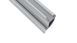 Profil LED LUMINES typ Conva srebrny anodowany 3 m + klosz DOUBLE PMMA mleczny