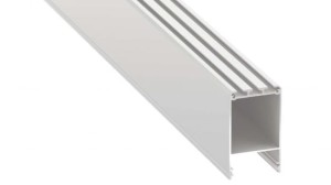 Profil LED LUMINES typ Claro biały lakierowany 3 m + klosz WIDE PC mleczny 3 m