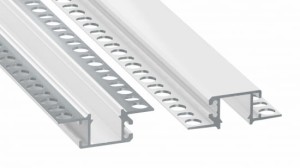 Profil LED LUMINES typ MONO biały lakierowany 3 m + klosz SLIM v2 PMMA mleczny 3 m