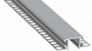 Profil LED LUMINES typ MONO srebrny anodowany 3 m + klosz SLIM v2 PMMA mleczny 3 m