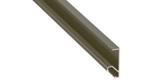 Profil LED LUMINES typ Q20 inox anodowany 3 m + klosz LUMINES BASIC PC mleczny 3m