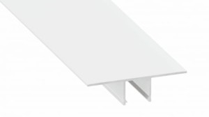 Profil LED LUMINES typ Falco biały lakierowany 3 m + klosz mleczny BASIC PC