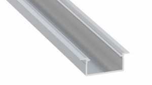 Profil LED LUMINES typ Gemi surowy 3 m + klosz DOUBLE PMMA mleczny 3m
