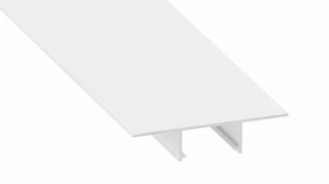 Profil LED LUMINES typ Plato biały lakierowany 3 m + klosz DOUBLE PMMA mleczny 3 m
