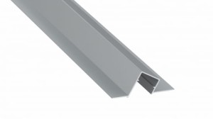 Profil LED LUMINES typ Duo srebrny anodowany 3 m + klosz DOUBLE PMMA mleczny 3m