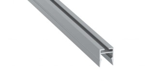 Profil LED LUMINES typ Slimo srebrny anodowany 3 m + klosz BASIC PC mleczny 3 m