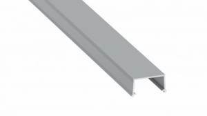 Profil LED LUMINES typ Fixo srebrny anodowany 3 m + klosz DOUBLE PMMA mleczny 3m
