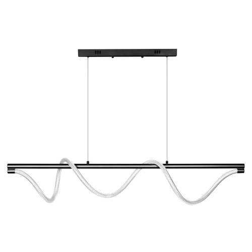 Lampa wisząca Serpente DDXZ003 55W czarna - wężyk splot.jpg