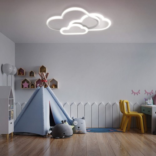 LAMPA DZIECIĘCA LED SUFIT BIAŁE CHMURKI 58W + PILOT DL-I03.jpg