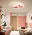 LAMPA DZIECIĘCA LED SUFIT RÓŻOWE CHMURKI 58W + PILOT DL-I03.jpg