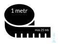 25mb / TAŚMA LED COB 24V / 15W / 480 LED/1m / IP20 / 6000K / 100lm/W / 10mm