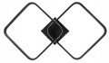 Lampa Dekoracyjna 2 kwadraty 52W Czarna DL-Z02.jpg