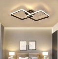 Lampa Dekoracyjna 2 kwadraty 52W Czarna DL-Z02.jpg