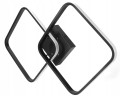 Lampa Dekoracyjna 2 kwadraty 52W Czarna DL-Z02.jpg
