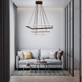 LAMPA LED ŻYRANDOL DEKORACYJNA SUFIT + PILOT 116W BRĄZ DL-F09.jpg