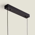 Lampa Wisząca Liniowa LED 30W Aluminium CCT Denzel 3 Barwy światła Czarna