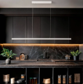 Lampa Wisząca Liniowa LED 30W Aluminium CCT Denzel 3 Barwy światła Biała
